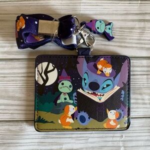 🎃Loungefly Disney Stitch Spooky Stories Lanyard